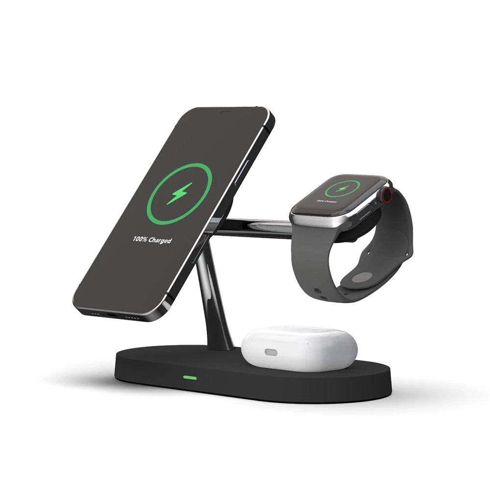 3 in 1 Wireless Charger Charging Station Dock For Apple iphone iWatch  Earphone