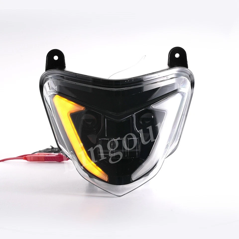 für Ducati Hypermotard 939 821 LED Scheinwerfer DRL mit gelber Blinklimpe - Image 4 of 4