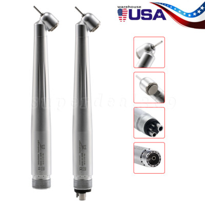 Dental 45 Degree 45° High Speed Handpiece Push Button NSK Style Air Turbine st