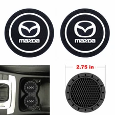 COASTER 2PC 2.75'' SILICONE CAR CUP HOLDER AUTO INSERT - US SELLER