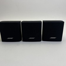 Set Lot of 3 Bose Single Cube Stereo Suround Satellite Home Audio Speakers