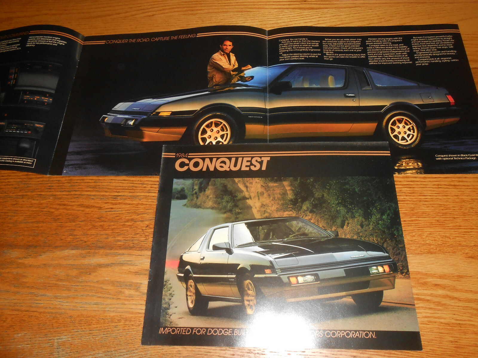 1984 DODGE CHRYSLER CONQUEST CATALOG / BROCHURE / '84 MITSUBISHI ...