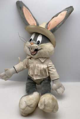 Vintage Bugs Bunny Plush Wearing Jacket And Hat - Main Image
