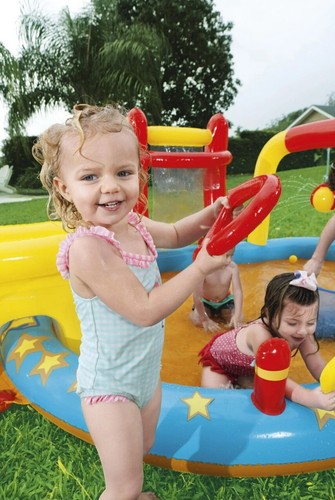 🔥NEU🔥H2OGO! Lil' Champ Play Pool Center mit Rutsche für Kinder - Bild 8 von 9