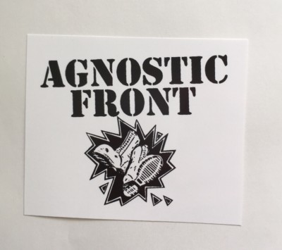 Agnostic Front Sticker | eBay