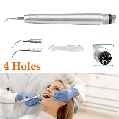 Dental Ultraschall Air Scaler Handstück Super Sonic 4Hole +3 Tipps Neu