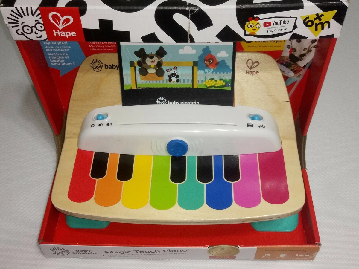 Baby Einstein and Hape Magic Touch Piano Wooden Musical Toddler