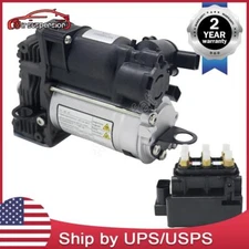 For Mercedes GL ML Class W164 X164 GL450 Air Suspension Compressor + Valve Block