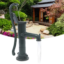 Hand Well pump Manual Deep Water Pump Cast Iron Handheld Press Garden