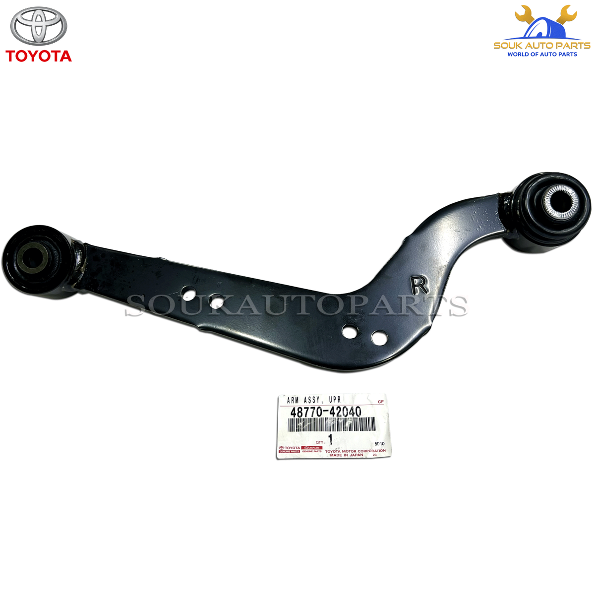 48770-42040 GENUINE TOYOTA ARM ASSY, UPPER CONTROL, REAR RH