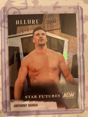 Anthony Ogogo 2023 UD AEW Allure All Elite Wrestling Star Futures Table Parallel