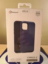 NIMBUS CIRRUS 2 CELL PHONE PROTECTOR CASE FOR APPLE IPHONE 11 PRO XS X BLUE