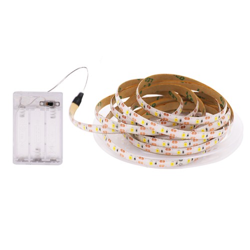 LED Battery Powered Strip Lights Lamp Flexible Tape Self Adhesive Christmas DIY - Picture 3 of 11