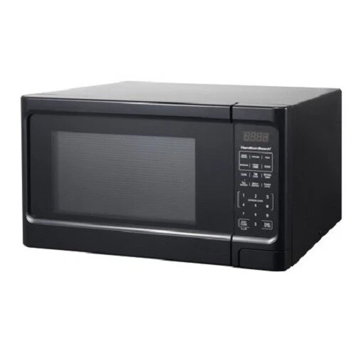 Hamilton beach black digital on sale microwave oven