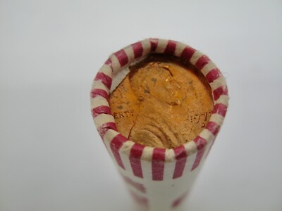 1973-D Original Bank Wrapped Uncirculated Lincoln Cent Penny Roll OBW