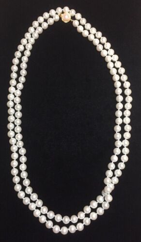 Vintage Carolee Classic Simulated Pearl 24” Strand