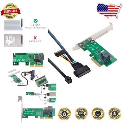 Fast SFF-8643 PCI-E 3.0/4.0 Adapter with SFF-8639 Cable for High-Speed NVMe