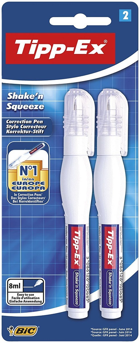 Tippex Shake N Squeeze Korrekturflüssigkeit Im Blister - 1 Stück