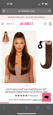 lullabellz hair extensions 12 Golden Brown