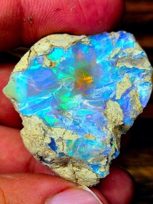 62.6 Ct, Opal Rough, Natural Opal Rough, Ethiopian Opal Rough, Crystal Opal Roug