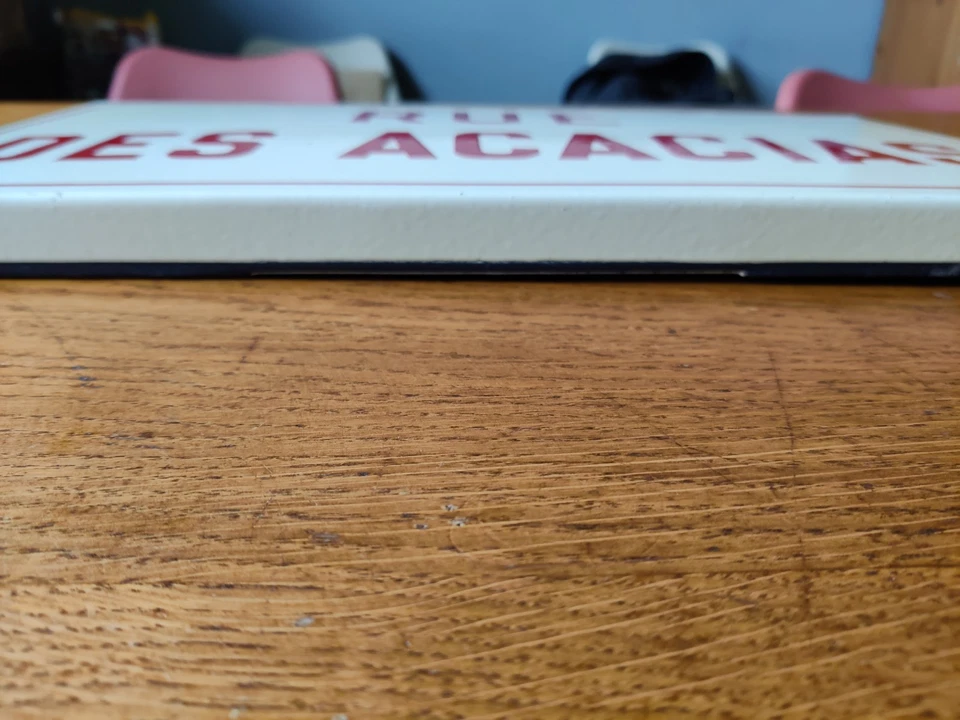 Ancienne Plaque De Rue Émaillée - Rue Des Acacias - Photo 4/4