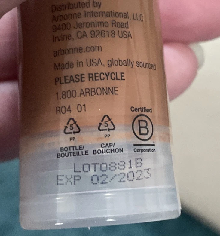 Arbonne Perfecting Liquid Foundation DEEP BRONZE Brand New DISC see Pics - Image 3 of 3