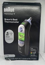 Braun ThermoScan 7 Digital Ear Thermometer, Age-Adjusted Fever Guidance, baby
