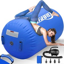 CZGBRO Air Roller Gymnastics Barrel Inflatable Tumbling Roller Air Mat Octago...