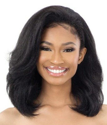 Freetress Equal Natural Me Drawstring Fullcap Half Wig - NATURAL ROLLER SET