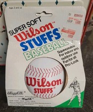 Vintage Wilson Stuffs Baseball New In Package Rare 1980s, Never Opened