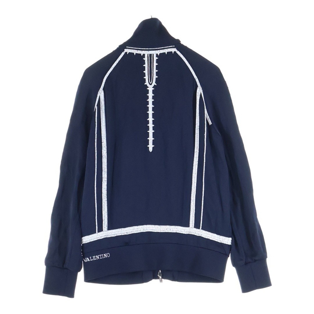 VALENTINO Beaded Embroidery Sideline Viscose Acetate Zip up Track Jacket Used 2e thumbnail 2