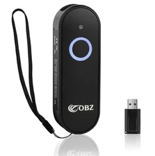 2 x Mini 2D Wireless Barcode Scanner 2.4G Wireless & Bluetooth Barcode Scanner