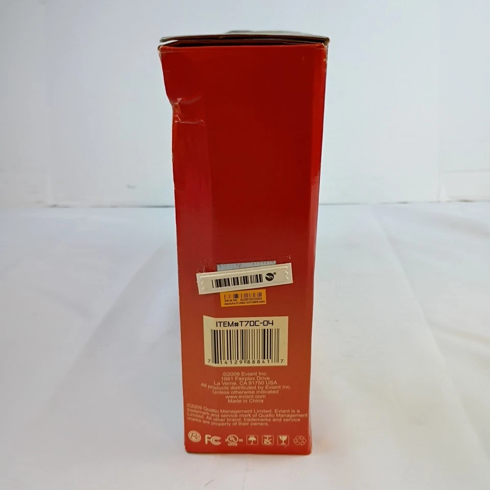 Eviant T7 7" LCD Portable Digital LCD TV with AC Adaptor Remote External Antenna - Image 2 of 4