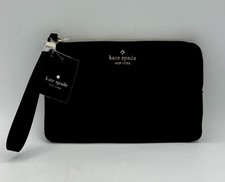 Kate Spade Leila Medium L-Zip Wristlet BLK Leather Wallet KE933 NWT 139 Retail