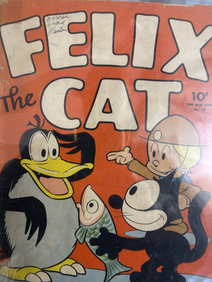 1942 Four Color #15- 1st Felix The Cat Solo Title - CGC 1.0   DELL Comics