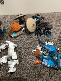 LEGO CHIMA Set Lot-Partial builds of multiple Chima sets Sabre-Tooth/Scorpion