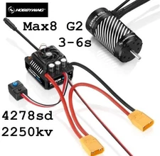 Hobbywing - Ezrun MAX8 G2 Combo with 4278SD 2250kV 1/8