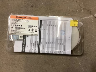 1 x 5 95% PLC Fiber Splitter, Singlemode Mini Module, Blank 0.5M 155969 PLC-105
