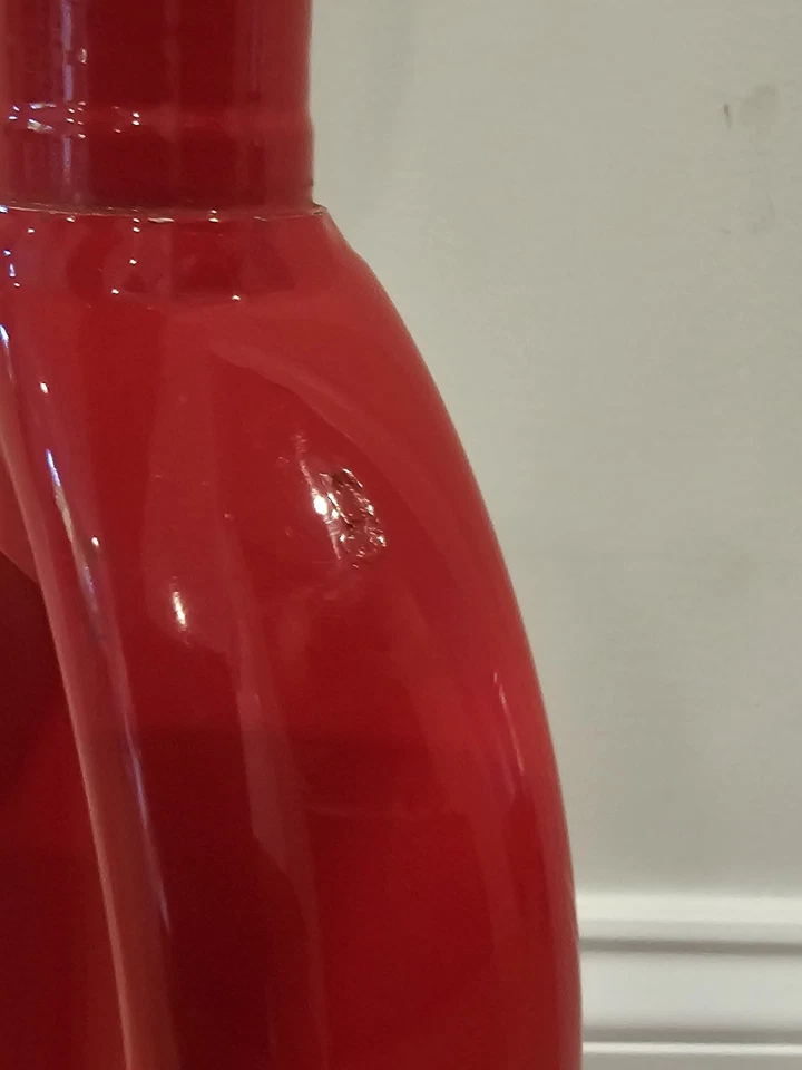 Horquilla de carretera de acero Columbus Casati 1" roscada, 700c, 225 mm de dirección, roja, vintage Foto 4 de 4