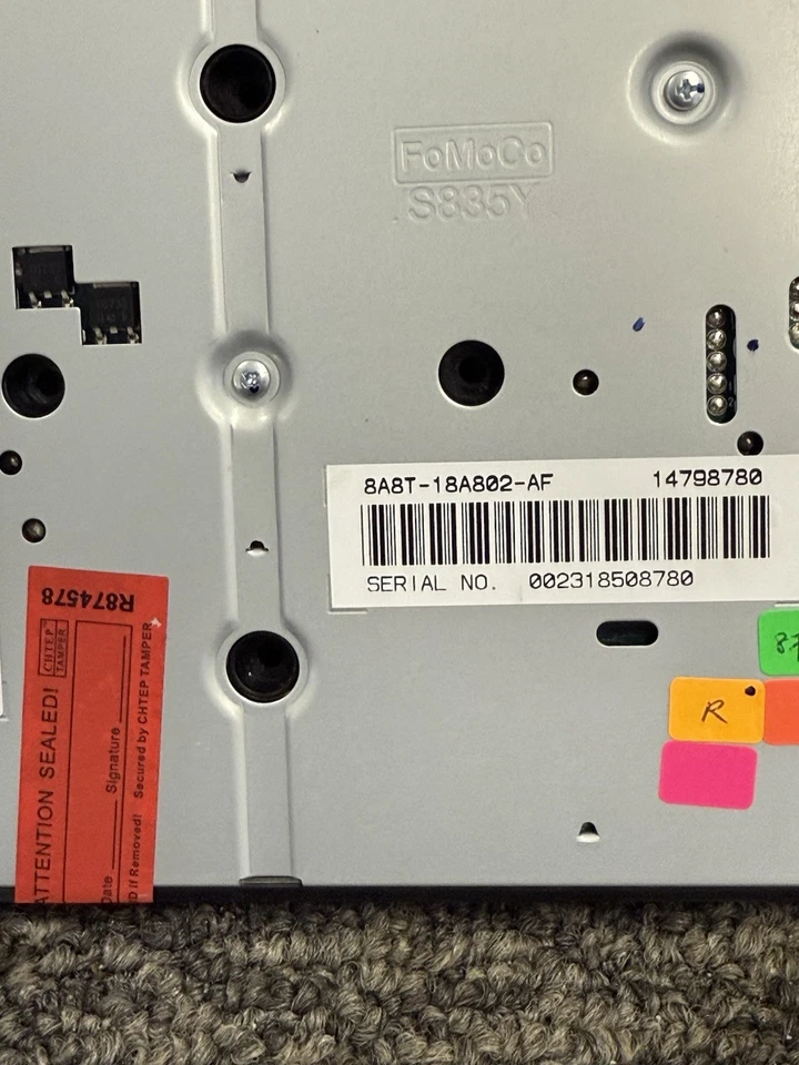 OEM 2009-2012 Ford Flex Radio Climate AC Heater Control Panel 8A8T-18A802-AF - Image 4 of 4