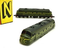 PIKO N 5/4111 GEHÄUSE Diesellok 204 SNCB NOHAB für belg. Lok grün Spur N 1:160