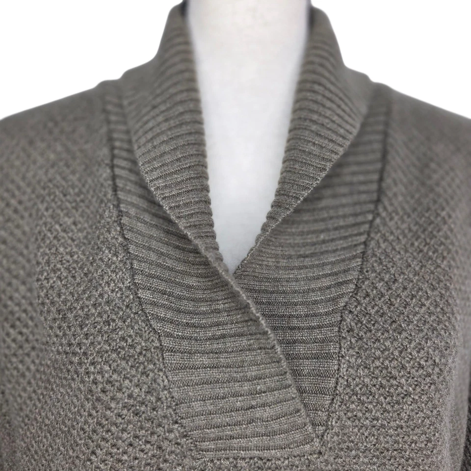 Brooks Brothers пуловер свитер XL коричневый текстурированный 100% кашемир винтажный новый с Ярлыками - Изображение 3 из 4