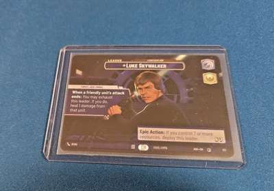 Star Wars Unlimited tcg Luke Skywalker Ashes of the Empire Showcase #771 - Image 1 of 2