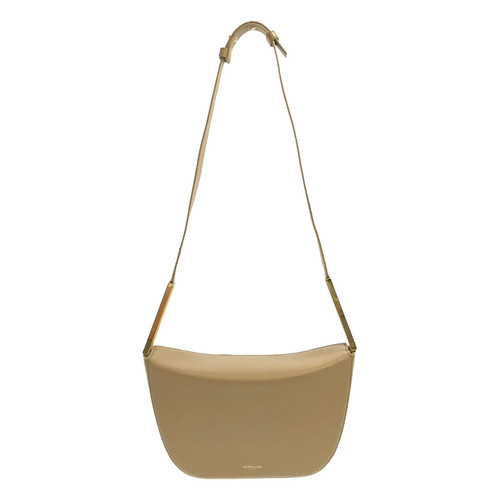 Demellier box shoulder bag beige ladies' Used