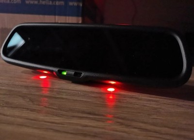 VW MK4 Golf Bora Jetta OEM Schwarz Abblendbarer Spiegel Ambient LED W8 GTI GL...