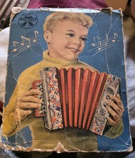 Vintage Rigona Collectable Childs Toy Accordion Boxed (281)
