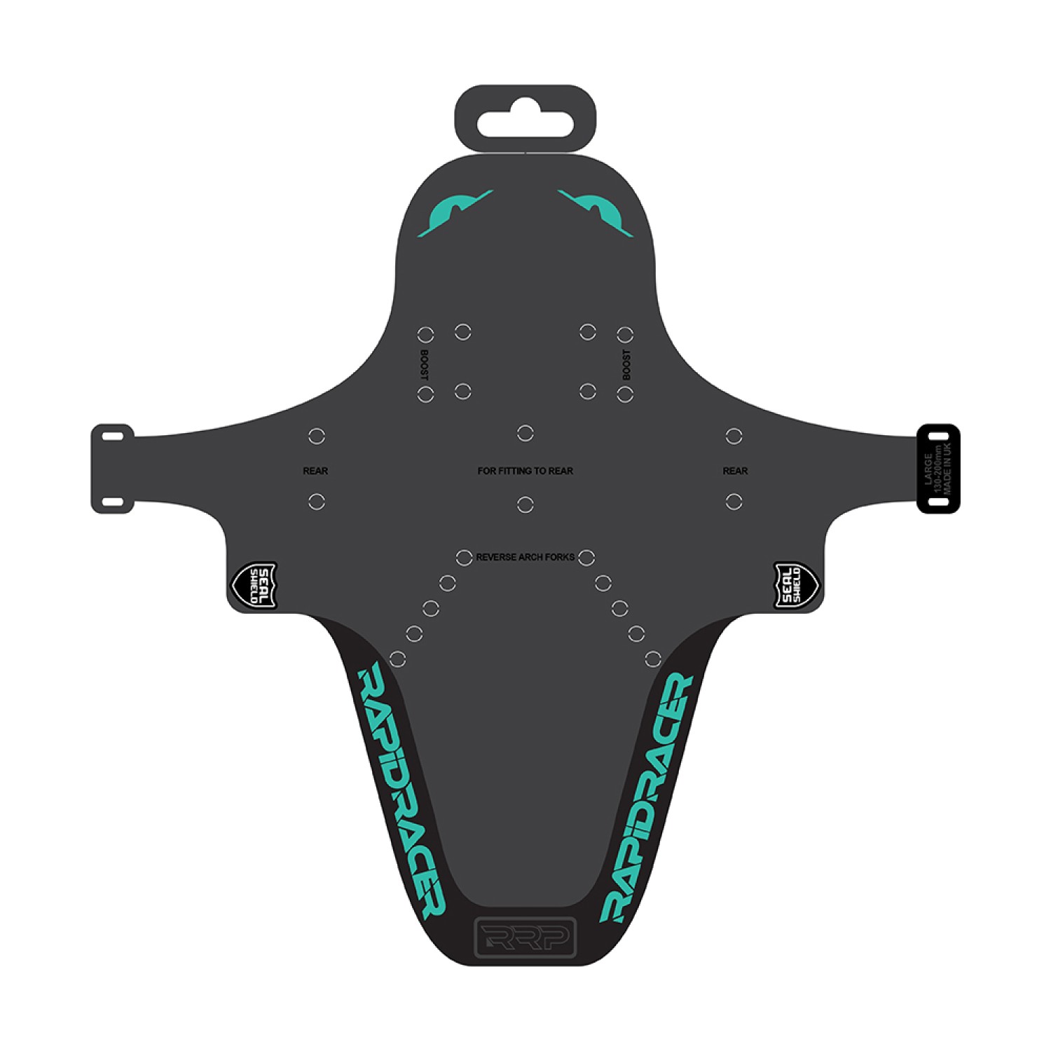 Bâche EnduroGuard turquoise Large pour protéger sa moto en stationnement urbain