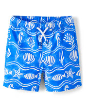 Gymboree Boys Sea Creature Fairisle Swim Trunks - Swim Shop - blue 2T 30-32LB