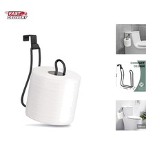 Over the Tank Toilet Paper Holder Black, Toilet Paper Holder, Toilet Paper Ro...