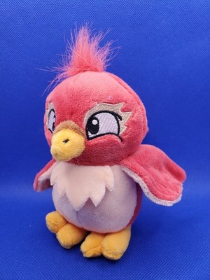 Neopets RED PTERI Plush 5'' Bird Jakks Pacific Keyquest Series 5 Stuffed Toy